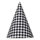 Klassieke houndstooth-vormgeving Dogstooth check-d Feesthoedjes (Voorkant)