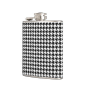 Klassieke houndstooth-vormgeving Dogstooth check-d Heupfles (Links)