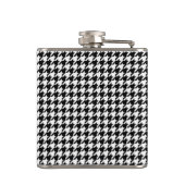 Klassieke houndstooth-vormgeving Dogstooth check-d Heupfles (Achterkant)
