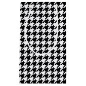 Klassieke houndstooth-vormgeving Dogstooth check-d Klein Cadeauzakje (Voorkant)