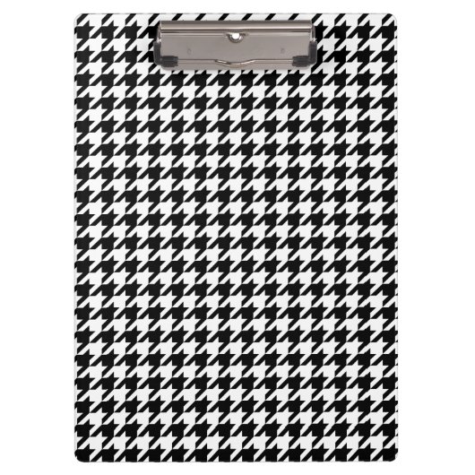 Klassieke houndstooth-vormgeving Dogstooth check-d Klembord (Voorkant)
