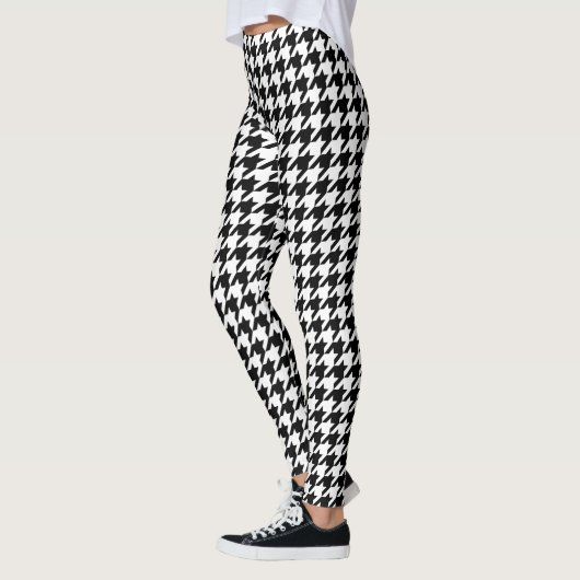Klassieke houndstooth-vormgeving Dogstooth check-d Leggings (Links)