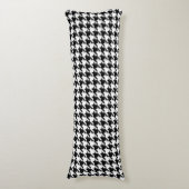 Klassieke houndstooth-vormgeving Dogstooth check-d Lichaamskussen (Voorkant Verticaal)
