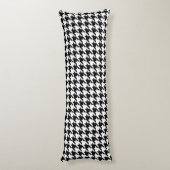 Klassieke houndstooth-vormgeving Dogstooth check-d Lichaamskussen (Achterkant (Verticaal))