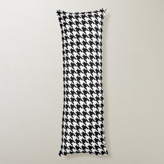 Klassieke houndstooth-vormgeving Dogstooth check-d Lichaamskussen (Achterkant (Verticaal))