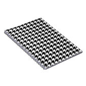 Klassieke houndstooth-vormgeving Dogstooth check-d Notitieboek (Rechterzijde)