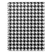 Klassieke houndstooth-vormgeving Dogstooth check-d Notitieboek (Voorkant)