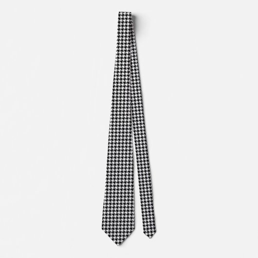 Klassieke houndstooth-vormgeving Dogstooth check-d Stropdas (Voorkant)