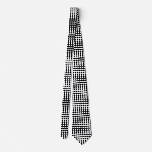 Klassieke houndstooth-vormgeving Dogstooth check-d Stropdas (Achterkant)