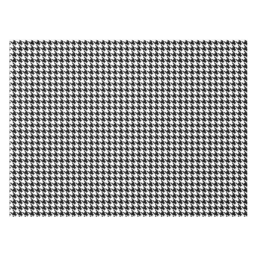 Klassieke houndstooth-vormgeving Dogstooth check-d Tafelkleed (Voorkant (Horizontaal))