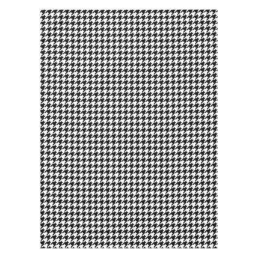 Klassieke houndstooth-vormgeving Dogstooth check-d Tafelkleed (Voorkant)