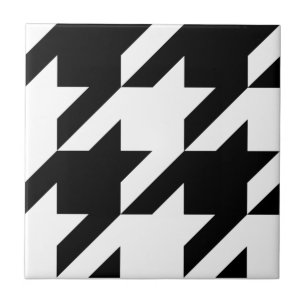Klassieke houndstooth-vormgeving Dogstooth check-d Tegeltje