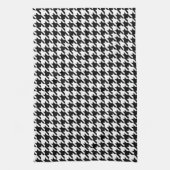 Klassieke houndstooth-vormgeving Dogstooth check-d Theedoek (Verticaal)