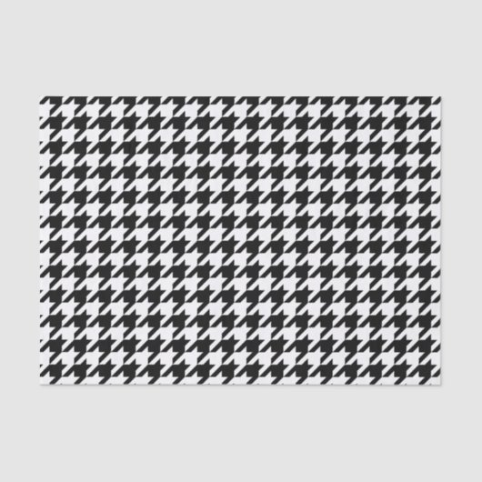Klassieke houndstooth-vormgeving Dogstooth check-d Tissuepapier (Voorkant)