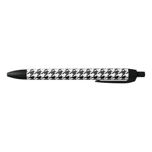 Klassieke houndstooth-vormgeving Dogstooth check-d Zwarte Inkt Pen (Bodem)