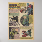 Klassieke House of Horrors Stripboek Monsters Poster (Voorkant)