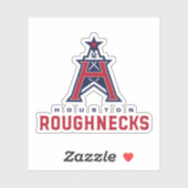 Klassieke Houston Roughnecks Merch Sticker (Vel)