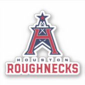 Klassieke Houston Roughnecks Merch Sticker (Voorkant)