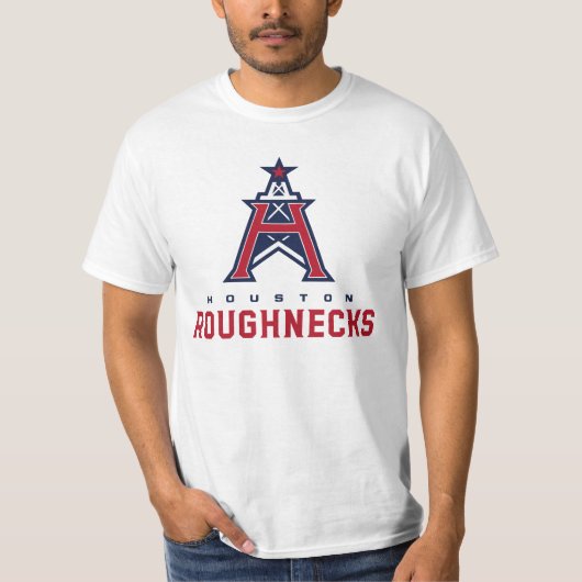 Klassieke Houston Roughnecks Merch T-shirt (Voorkant)