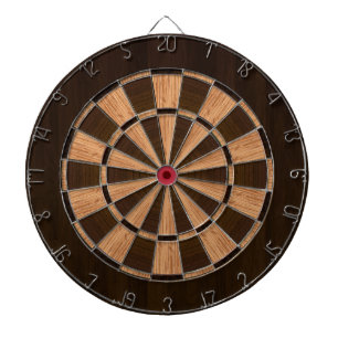 Klassieke houten dartboard dartbord