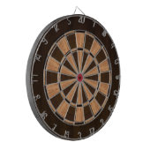 Klassieke houten dartboard dartbord (Voorkant Links)