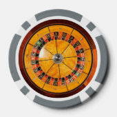 Klassieke Houten Roulette Wiel Poker Chips (Achterkant)