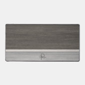 Klassieke houten tint verweerde ceder bureaumat (Voorkant)