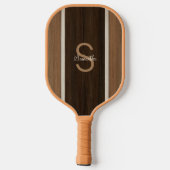Klassieke houten vuilnismantel Baywood Reverse Pickleball Paddle (Achterkant)