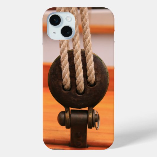 Klassieke houten zeilboot iPhone Case (Achterkant)