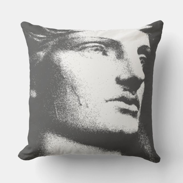 Klassieke houtskool kussen (Voorkant)