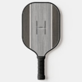 Klassieke houtsreep Teak Cedar Omgekeerd Pickleball Paddle (Voorkant)