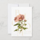 "Klassieke huwelijksuitnodigingen" Bedankkaart (Achterkant)