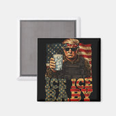 Klassieke Ice Ice Door Grappige Trump _4 Magneet (Voorkant / Achterkant)