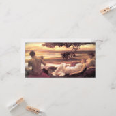 Klassieke Idyll (door Frederic Leighton) Kaart (Voorkant / Achterkant in situ)