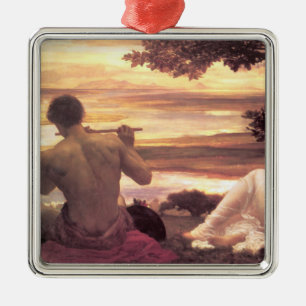 Klassieke Idyll (door Frederic Leighton) Metalen Ornament