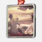 Klassieke Idyll (door Frederic Leighton) Metalen Ornament (Links)