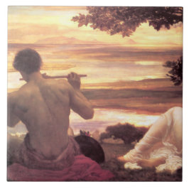 Klassieke Idyll (door Frederic Leighton) Tegeltje