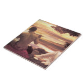 Klassieke Idyll (door Frederic Leighton) Tegeltje (Zijkant)