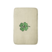 Klassieke Ierse Lucky Shamrock Badmat (Voorkant Verticaal)