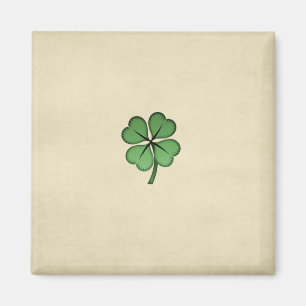 Klassieke Ierse Lucky Shamrock Magneet