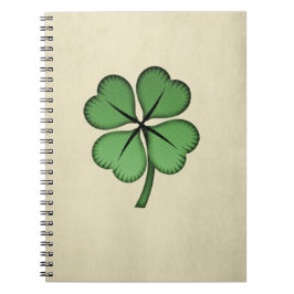 Klassieke Ierse Lucky Shamrock Notitieboek
