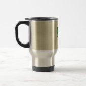 Klassieke Ierse Lucky Shamrock Reisbeker (Links)