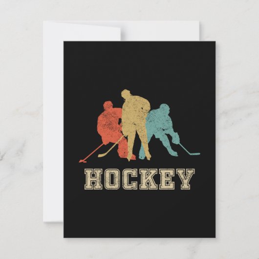Klassieke  IJshockey stijl (Voorkant)