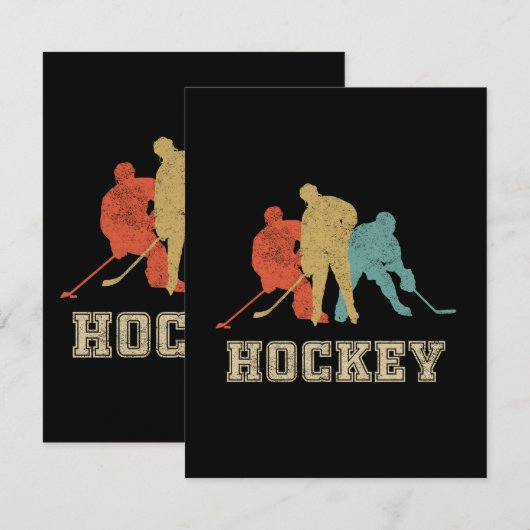 Klassieke  IJshockey stijl (Voorkant / Achterkant)