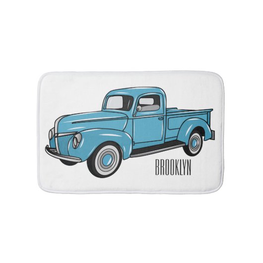 Klassieke illustratie van de cartoon van de bestel badmat (Voorkant)