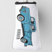 Klassieke illustratie van de cartoon van de bestel golfheadcover (Draai 90)