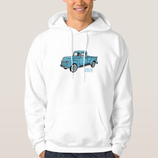 Klassieke illustratie van de cartoon van de bestel hoodie (Voorkant)
