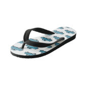 Klassieke illustratie van de cartoon van de bestel kinder teenslippers (Schuin)