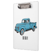 Klassieke illustratie van de cartoon van de bestel klembord (Links)