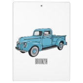 Klassieke illustratie van de cartoon van de bestel klembord (Achterkant)